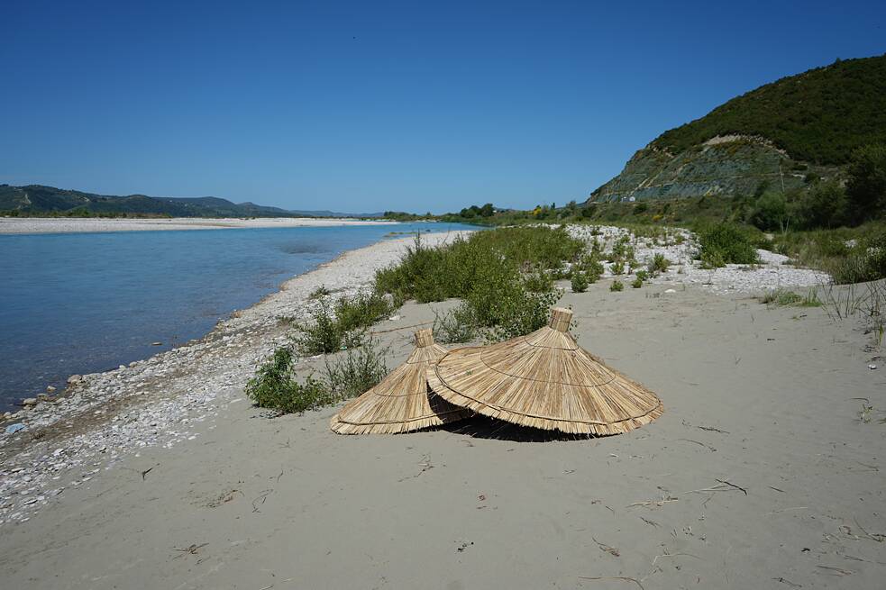 Die Vjosa, Europas letzter Wildfluss, im Jahr 2021