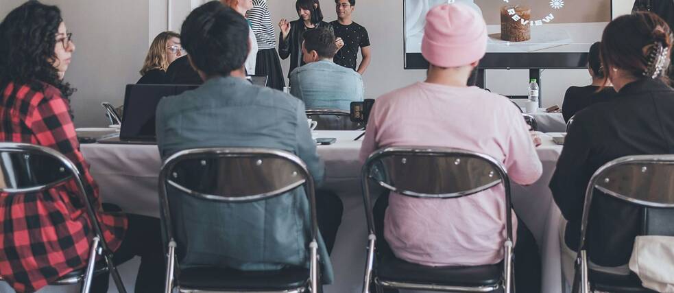 People in conference room