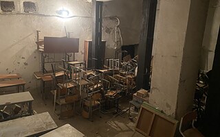 Der Keller der 59. Grundschule in Saporischschja