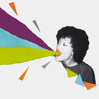 Collage mit künstlerischen Elementen