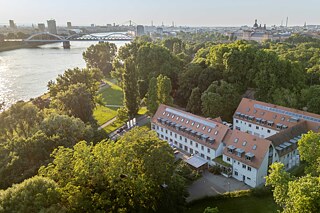 Jugendherberge Mannheim International von oben