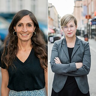 Lisa Pelling und Gilda Sahebi 