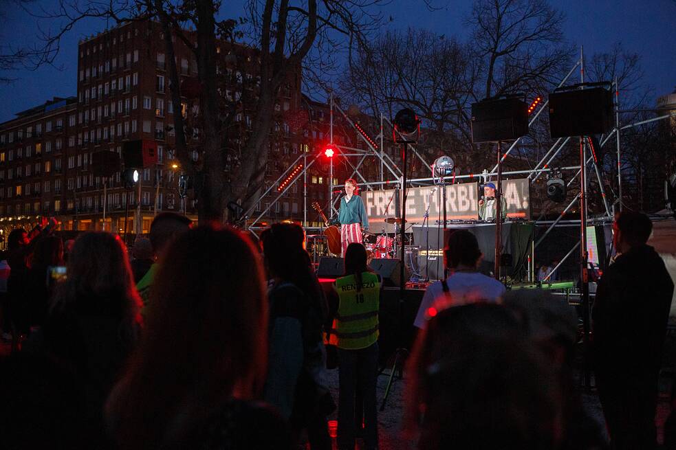 Solidaritätskonzert für die Turbina in Budapest im März 2026