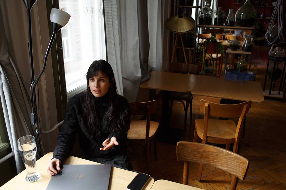 Die 23-Jährige Róza ist in der Turbina für Ausstellungen, Filmvorführungen und andere nichtmusikalische kulturelle Programme verantwortlich.