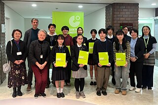 Teilnehmende der Nationalen Deutscholympiade Japan