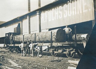Picture of a factore in the 1910s in Canada