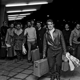 Lavoratori italiani al loro arrivo in Germania
