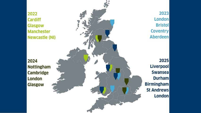Vergangene Karriere Roadshows | Map