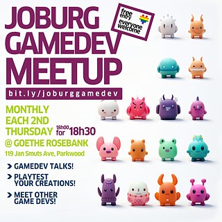 Gamedev Mettup @Goethe-Institut Johannesburg 