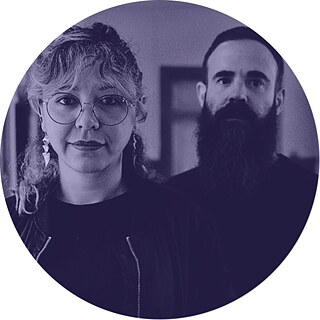 Bildporträt von Guely Morató und Víctor Mazón