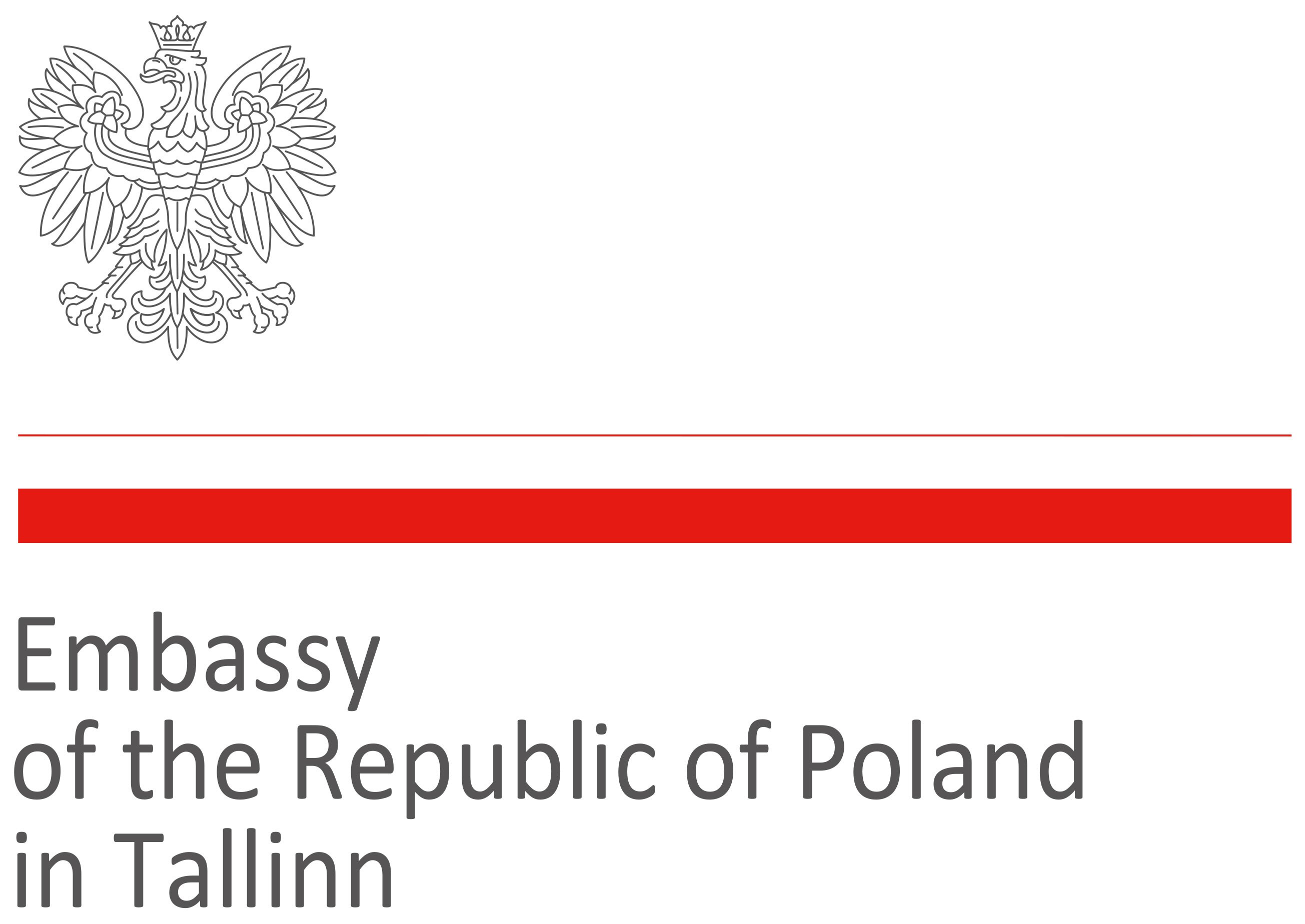 Polnische Botschaft Tallinn Logo