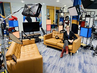 Medina Pasoma at RTÉ studio