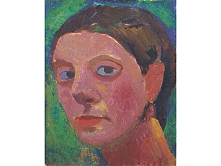 Selbstbildnis nach halblinks, 1906, Privatbesitz