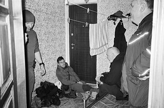 In der Unterkunft der Soldaten