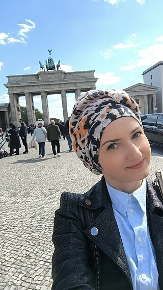 Ehlimana Hodzic at DW in Berlin