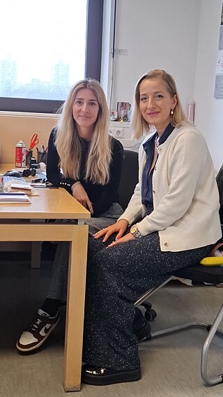 Lidija Backovic during her job shadowing at HRT