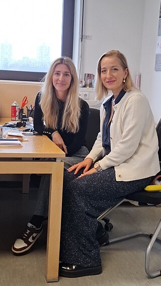 Lidija Backovic during her job shadowing at HRT