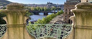 Balkon Goethe-Institutu v Praze