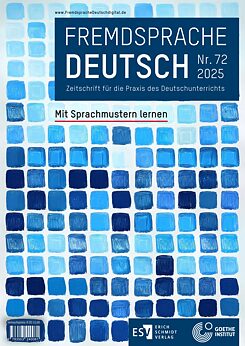 Abbildung der Ausgabe Mit Sprachmustern lernen der Zeitschrift Fremdsprache Deutsch