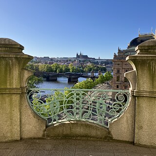 Balkon Goethe-Institutu v Praze