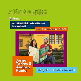 banner promocional del taller de escritura creativa de canciones en el Goethe-Institut Venezuela