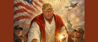 Trump as Jesus