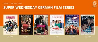 Super Wednesday German Film Series banner visual