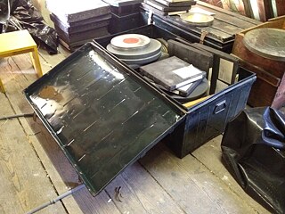 Goethe Institut Amsterdam, 16mm filmrolls attic