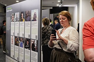 Innovation. Media. Minds Programme exhibition space 
