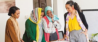 Das in Khartum angesiedelte Recherchestudio The Urban Episode während der virtuellen Künstler*innenresidenz „Sudan Moves“ des Goethe-Instituts Sudan.