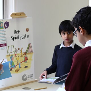 Children completing Wuschel challenge