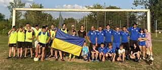A youth football club in Ukraine