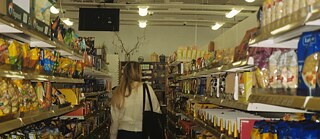 A lady in the supermarket