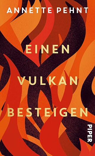 Titulní strana knihy Einen Vulkan besteigen
