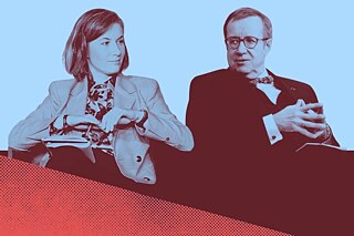 Karolina Wigura and Toomas Hendrik Ilves 