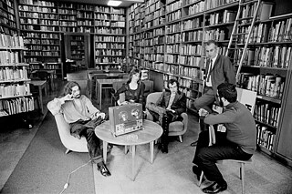 Bibliothek im Goethe-Institut London 1980
