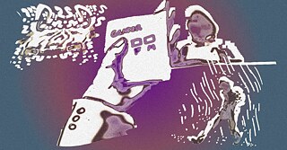 An illustration: Somebody is handing over a survey with gender questions