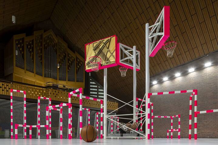 CaboSanRoque Collective, FailAgainFailBetter, 2026, St. Ludgerus, Bochum (Installationsansicht)