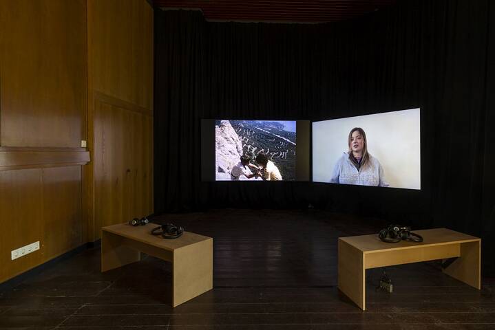 Mykola Ridnyi, Until You Disappear, 2026, Videoinstallation (Detail)