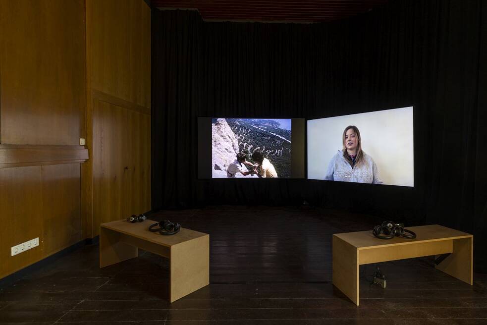 Mykola Ridnyi, “Until You Disappear”, 2026, videoinstalación (detalle) 