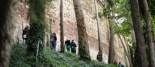 Menschen im Wald