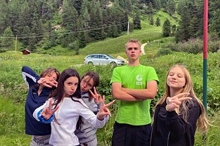 Team Divas mit Betreuer