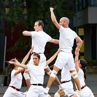 Gruppe von Performern