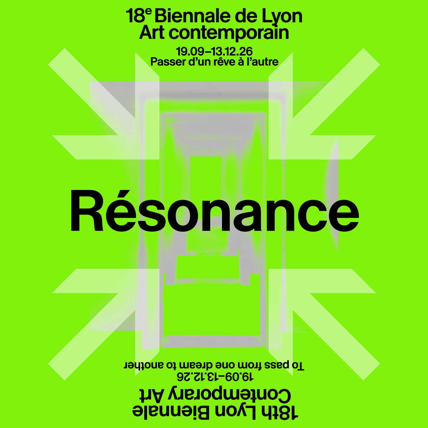 Logo de la 18e Biennale de Lyon