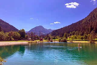 Alpenlandschaft mit See