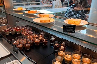 Ein Nachtischbuffet