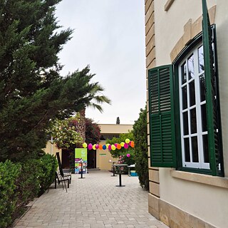 The garden of the Goethe-Institut in Nicosia
