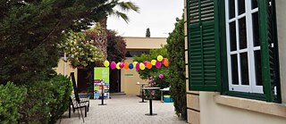 The garden of the Goethe-Institut in Nicosia