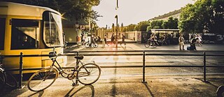 A street scene in Berlin