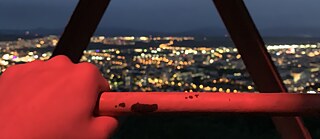 A city at night